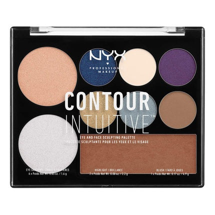 NYX Contour Intuitive Eye and Face Sculpting Palette 04 Jewel Queen