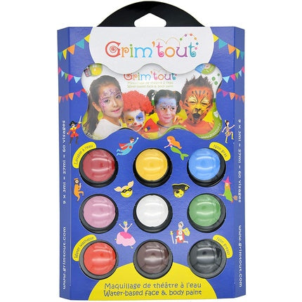 Oz International Grim'tout Palette 9 Colors for Jewelry and Cosmetics