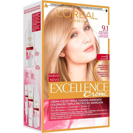 Permanent Dye Excellence L'Oreal Make Up N 9,1