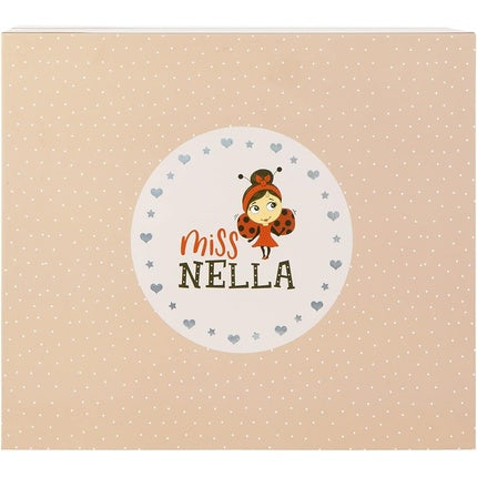 Miss Nella Limited Edition Beauty Case with Nail Polishes, Lip Balm, and Accessories for Girls and Teens - Kid Friendly and Non-Toxic