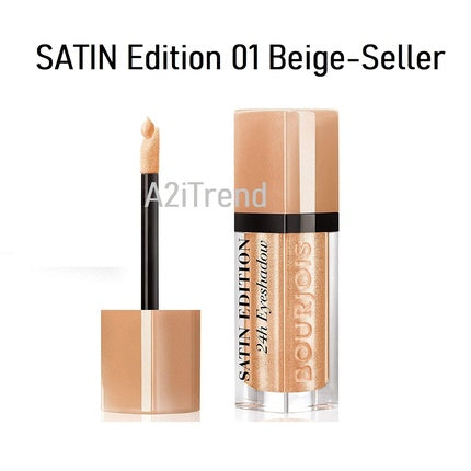 Bourjois 24H Liquid Metal and Satin Eyeshadow with Applicator - Multiple Shades Available