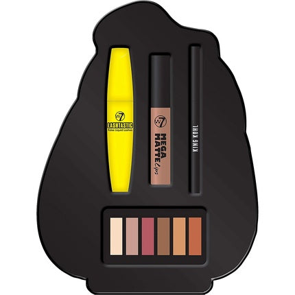 W7 London Girl Collection Gift Set with Mascara, Eyeliner, Liquid Lipstick, and Eyeshadow