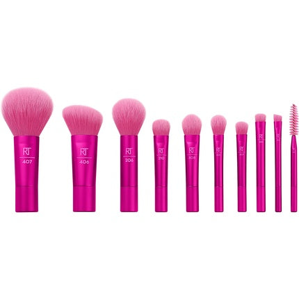 Ed Lim Holidays Winter Escape Mini Brush Set Kit of 10 Real Techniques Mini Brushes