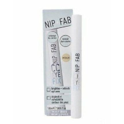 Nip + Fab CC Eye Fix Medium Concealer for Brightening Dark Circles - Brand New in Box