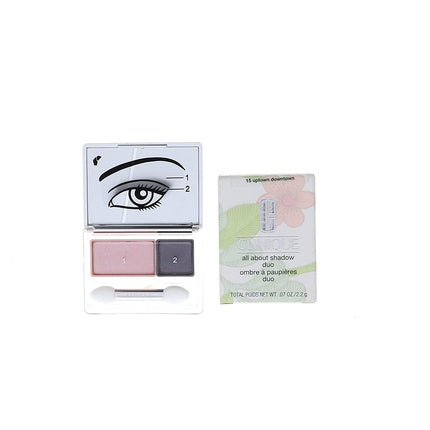 Clinique All About Shadow Duo 15 Uptown Downtown 2g