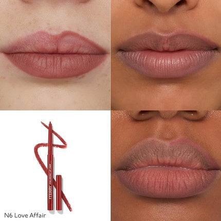 By Terry Hyaluronic Lip Liner Pencil Defines the Lips Creamy Hydrating Formula Intensely Pigmented Long-lasting Coverage Vegan Love Affair 0.05oz