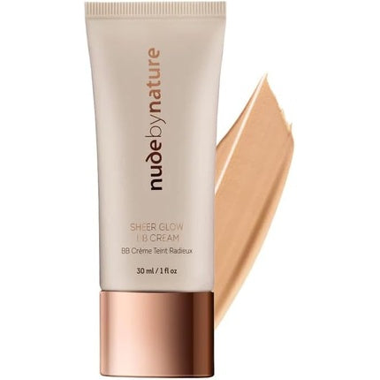 Nude by Nature Sheer Glow All-in-One BB Cream Moisturizing with SPF 8 03 Nude Beige