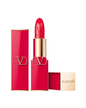 Valentino Rosso Satin Finish Cream Lipstick 404r Refillable - 35 Grams