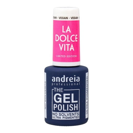 Andreia Dolce Vita DV5 Vibrant Pink Nail Polish 10.5ml