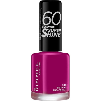 Rimmel 60 Seconds Super Shine Nail Polish 8ml Berries and Cream