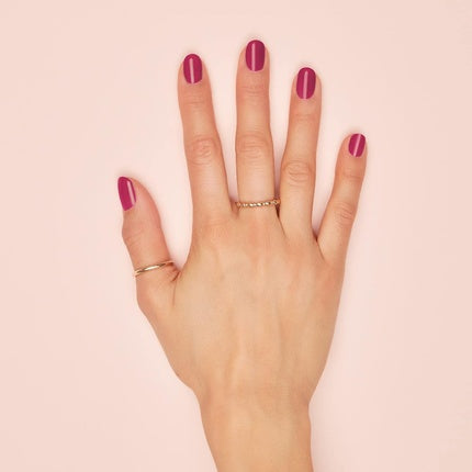 Deborah Milano Semi-Permanent Nail Polish #10 Dark Mauve Plumping Effect Long Lasting for Intense and Shiny Nails 4.5ml