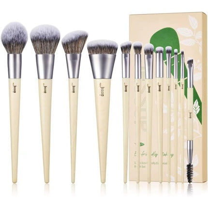 Jessup Eco-Friendly Makeup Brush Set Of Twelve Makeup Brushes T327