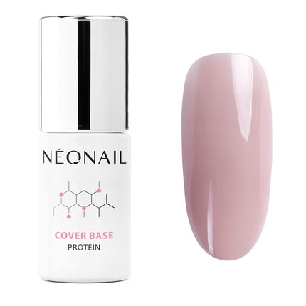 NEONAIL UV Nail Polish Cover Base Protein Soft Nude 7.2ml
