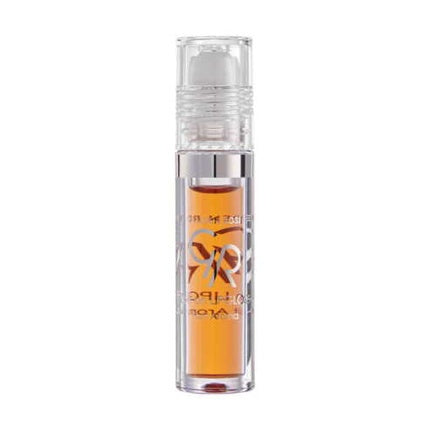 Lip Gloss with Golden Rose Flavor and Roll-On Ball Orange