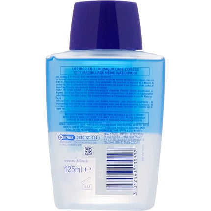 Maybelline New York Cils Demasq 2-in-1 Eye Makeup Remover 125ml