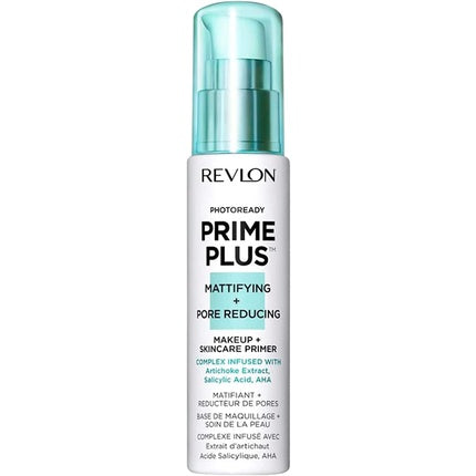 Revlon Prime Plus Makeup & Skincare Primer Mattifying and Pore Reducing with Salicylic Acid and AHA 30ml