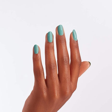 OPI Nail Lacquer Up to 7 Days of Wear Chip Resistant and Fast Drying Green Nail Polish 0.5 fl oz Verde Nice to Meet You