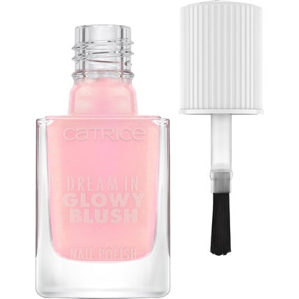 Catrice Dream In Glowy Blush Nail Polish 080 Pink Long-Lasting Shimmering Acetone-Free Vegan Without Microplastic Particles Without Preservatives 10.5ml