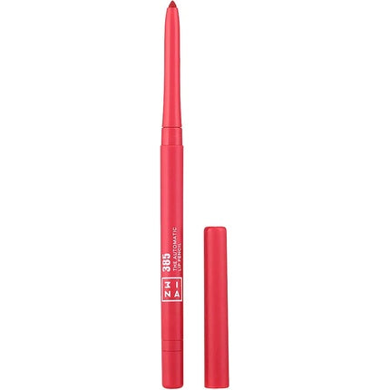 3INA MAKEUP The Automatic Lip Pencil 385 Burgundy Longwearing Waterproof Highly Pigmented