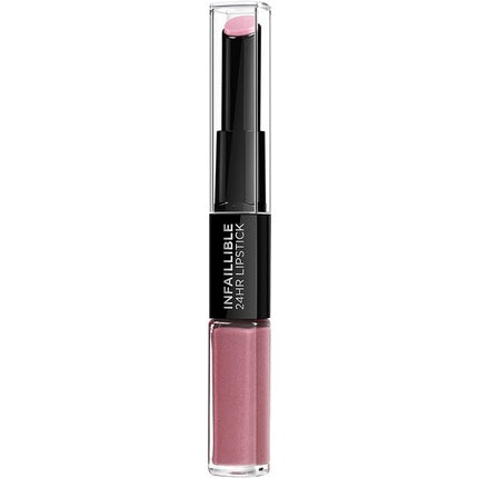 Loreal Paris Infallible 24hr 2 Step Lipstick 125 Born to Blush 5ml