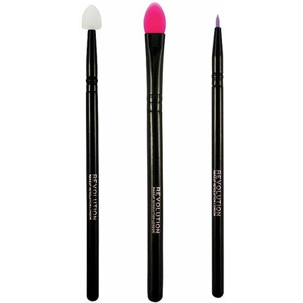 Revolution Makeup Silicone Eye Brush Set 3 Pieces - Brand New Sealed Box