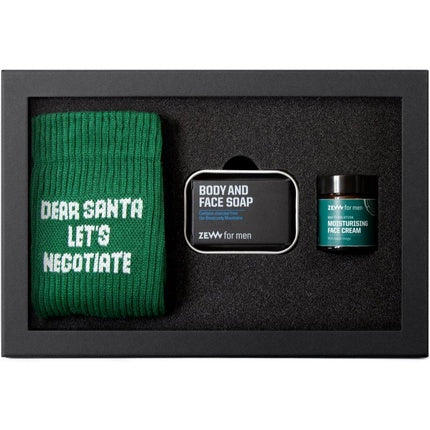 Zew For Men Face and Body Set - Hydrating Gift Set for Men