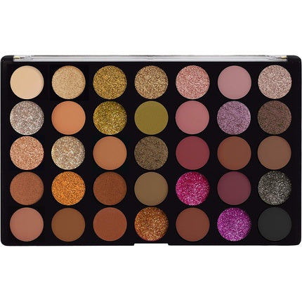 Profusion Cosmetics Starlet 35 Shade Master Eyeshadow Palette Golden Neutrals