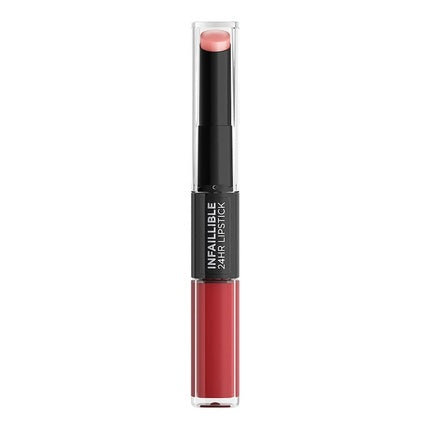 L'Oreal Paris Infallible 2-Step 501 Timeless Red, Lipstick For 24 Hours 5ml