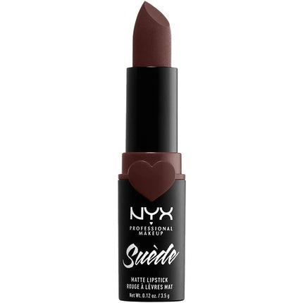Nyx Professional Makeup Suede Matte Lipstick Vegan Formula Cold Brew True Brown 3.5g
