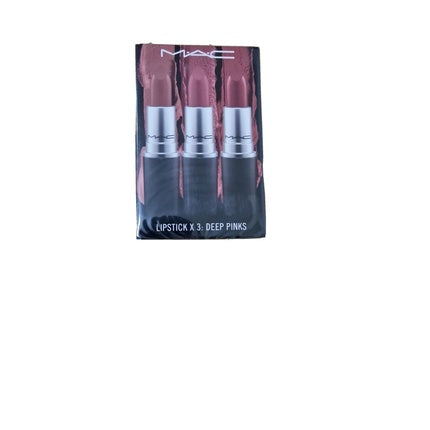 MAC Deep Pinks Set Lipsticks x3 Full Size