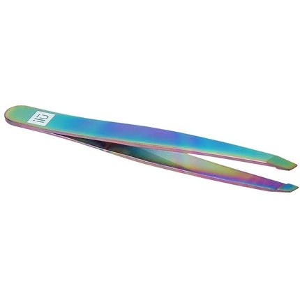 T4B ILU Precision Tip Eyebrow Tweezers for Facial Hair Removal Rainbow