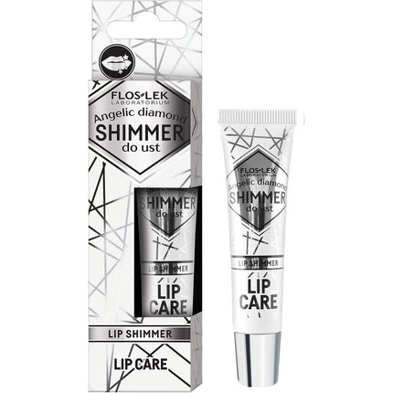 Floslek Lip Care Shimmer Transparent Lip Gloss Angelic Diamond 10g