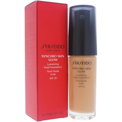 Shiseido Synchro Skin Glow Luminizing Fluid Foundation Golden5 30ml