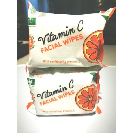 Revitalizing Vitamin C Facial Daily Cleansing Wipes Makeup Remover 25 Wipes