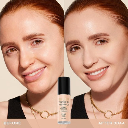 Milani Conceal and Perfect 2 in 1 Foundation + Concealer Ivory 30ml