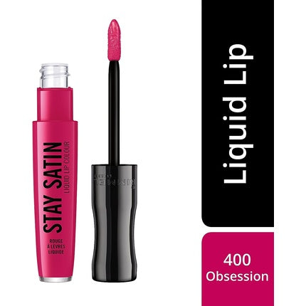 Rimmel London Stay Satin liquid lip Color No.400 Obsession 5.5ml