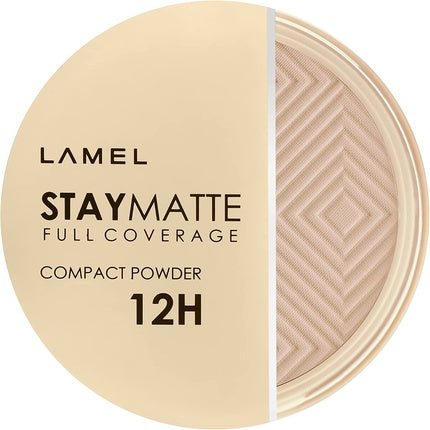 Lamel Stay Matte Compact Powder Light Natural Coverage Universal Neutral Undertone Cruelty-Free N.403