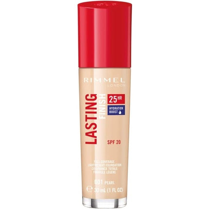 Rimmel Lasting Finish 25 Hour Full Coverage Moisturizing Foundation 001 Pearl 30ml