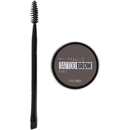 Maybelline Eyebrow Tattoo Brow Longlasting Eyebrow Pomade Pot Ash Brown 1 Count