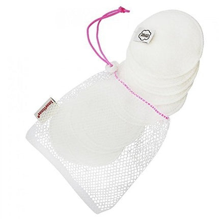 ImseVimse Washable Cleansing Pads 10 Pieces White