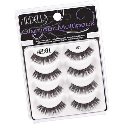 Ardell 101 Demi Black False Eyelashes - Multipack