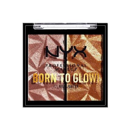NYX Professional Makeup Born To Glow Icy Highlighter Duo Rock Candy