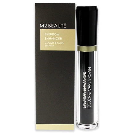 M2 Beaute Eyebrow Enhancer Color and Care Brown for Women 0.2 Oz Eyebrow Gel