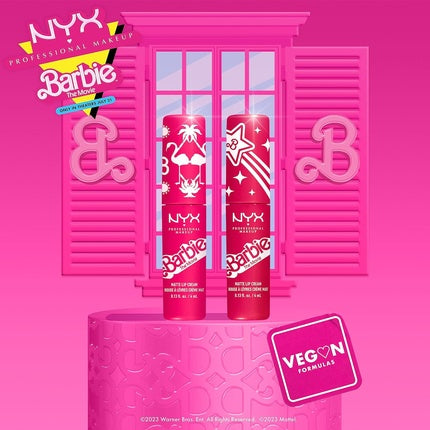 NYX Professional Makeup Barbie Smooth Whip Lip Cream Dreamhouse Pink