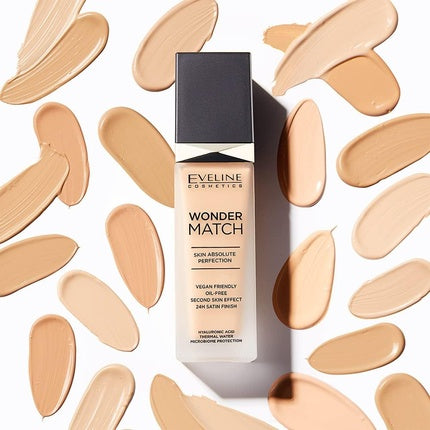 Eveline Wonder Match Luxury Foundation Adjusting 30 Cool Beige 30ml