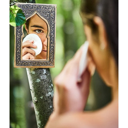 Pandoo Reusable Bamboo and Cotton Makeup Pads 10 Pack with Laundry Bag - Eco-Friendly and Soft