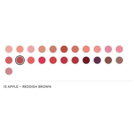 Radiant Professional Advanced Care Lipstick Ultra Nourishing Matte Lipstick With Vitamin E 13 Apple Reddish Brown