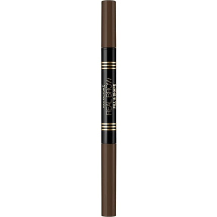 Max Factor Real Brow Fill & Shape Dual-Ended Eyebrow Pencil 03 Medium Brown 0.7g