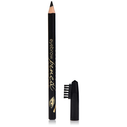 Technic Black Eyebrow Pencil with Brush & Sharpener