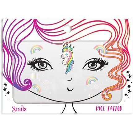 SNAILS Children's Unicorn Face Tattoo Sticker
